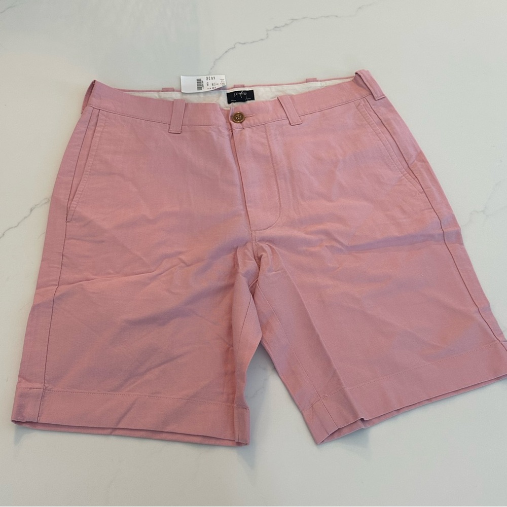 J. Crew Light Pink Flat Front Shorts